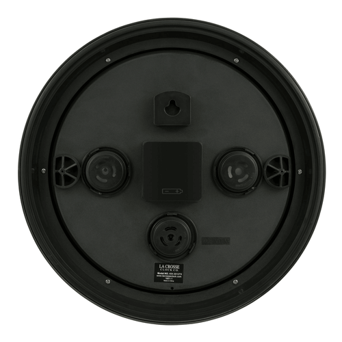 La Crosse Clock 12-inch Indoor/Outdoor Americana Red/Blue Quartz Analog Wall Clock, 404-3012TX EasyOptionXY LLC