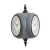 Creative Co-Op Metal Double Sided Wall Clock EasyOptionXY LLC