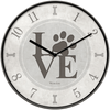 Westclox Gray Love Paws 10" Analog QA Wall Clock - Cute and Stylish Timekeeping for Animal Lovers. EasyOptionXY LLC