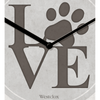 Westclox Gray Love Paws 10" Analog QA Wall Clock - Cute and Stylish Timekeeping for Animal Lovers. EasyOptionXY LLC