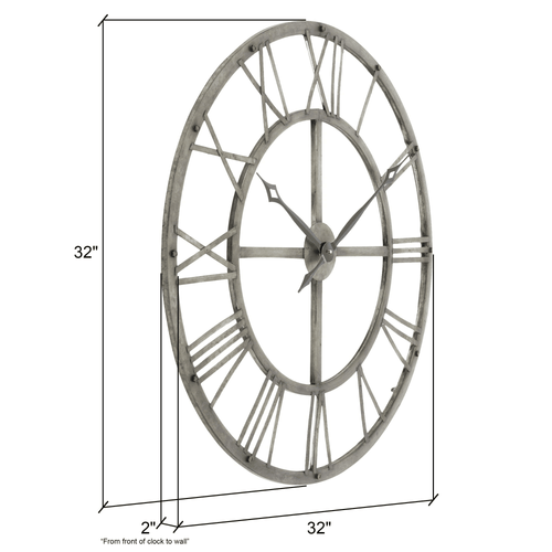 Samson Metal Wall Clock EasyOptionXY LLC