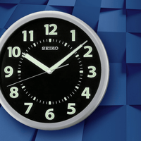 Seiko 10.25-in Glow in the Dark Wall Round Wall Clock Quartz Analog QXA435SLH EasyOptionXY LLC