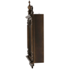 Bedford Clock Collection Leo 21 Inch Chestnut Brown Wood Chiming Vintage Pendulum Wall Clock EasyOptionXY LLC