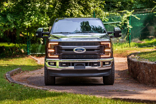 Morimoto Ford Super Duty (17-19) XB LED Headlights - Amber DRL OffRoadUSA.com