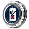 Miller Lite Chrome Double Rung Neon Clock - Minimalist Can EasyOptionXY LLC