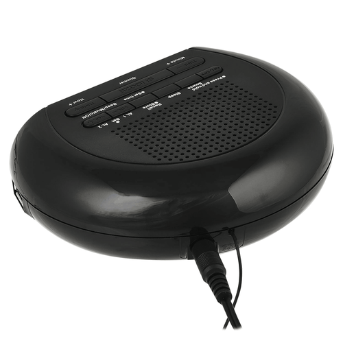 RCA Digital Radio Alarm Clock with Soothing Sounds, Brightness Control, and USB Charging Port EasyOptionXY LLC