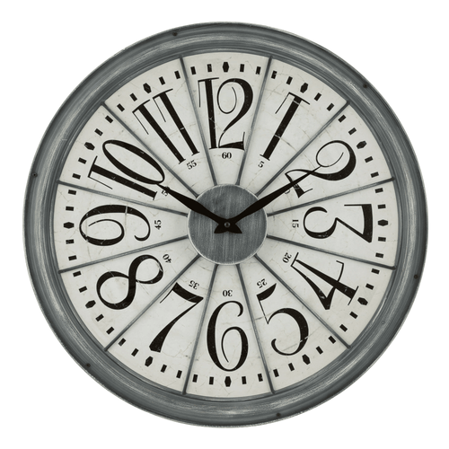 La Crosse Clock 20" Antique Gray Contemporary Quartz Analog Wall Clock, 404-3950 EasyOptionXY LLC