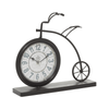 DecMode 12" Brown Metal Bike Clock EasyOptionXY LLC