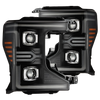 AlphaRex 20-22 Ford Super Duty LUXX-Series LED Projector Headlights Black OffRoadUSA.com
