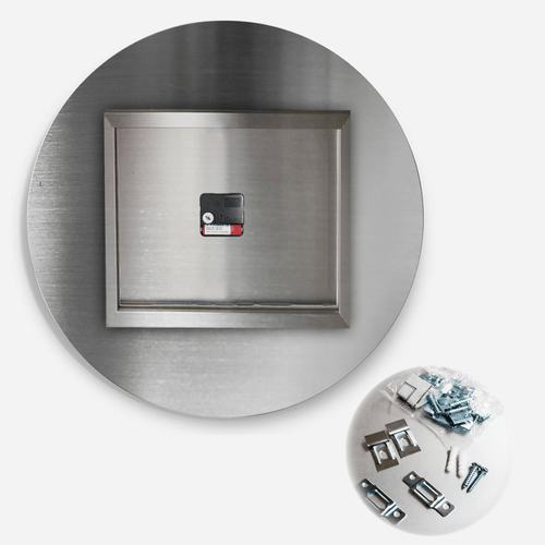 Designart 'Tropical Leaf Of Monstera Iii' Farmhouse Wall Clock(Size 36" x 36") EasyOptionXY LLC