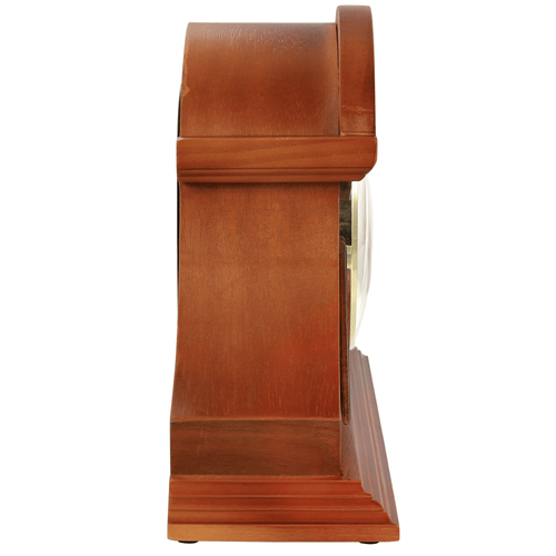 Bedford Clock Collection Mahogany Cherry Mantel Clock with Chimes EasyOptionXY LLC