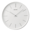 Seiko 13 " Wooden White Pax Wall Clock, White Round Ash, Analog, Quartz QXA765WLH EasyOptionXY LLC