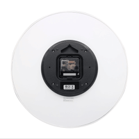 Seiko 13 " Wooden White Pax Wall Clock, White Round Ash, Analog, Quartz QXA765WLH EasyOptionXY LLC