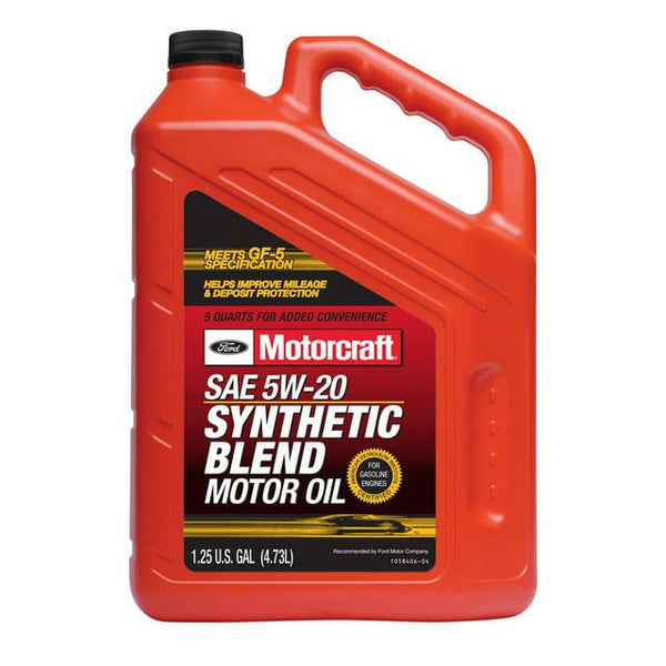 Motorcraft Synthetic Blend Motor Oil, 5W-20 - A premium-quality motor oil specifically developed for Ford Motor Company vehicles EasyOptionXY LLC