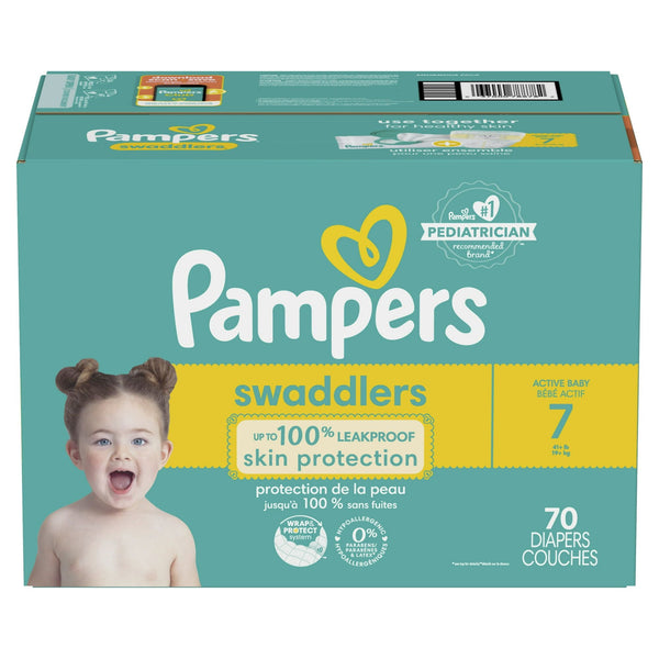 Pampers Swaddlers Diapers Enormous Pack Size 7, 70 Count EasyOptionXY LLC