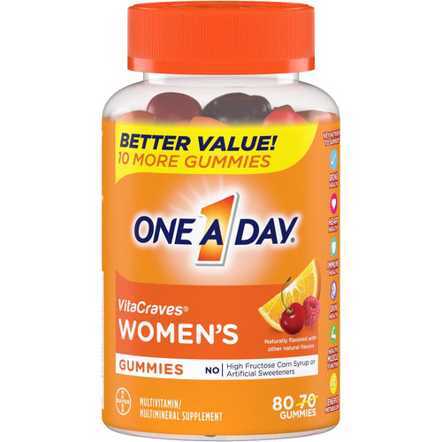 One A Day Women's Gummy Multivitamin for Women; 80 Count EasyOptionXY LLC