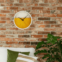 Mainstays 11.5" Round Indoor Photo Realistic Beer/Ale Analog Modern Wall Clock with Quartz Movement EasyOptionXY LLC