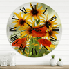 Designart 1 in Traditional Wall Clock(Size 36" x 36") EasyOptionXY LLC