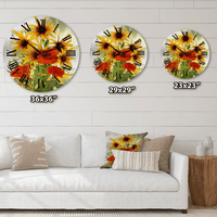 Designart 1 in Traditional Wall Clock(Size 36" x 36") EasyOptionXY LLC