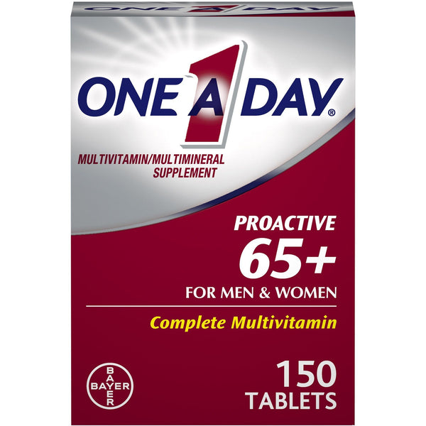 One A Day Proactive 65+ Multivitamin Tablets for Men and Women; 150 Count EasyOptionXY LLC