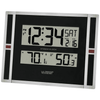 La Crosse Technology 11" Contemporary Black & Silver Digital Atomic Clock with Temperature, 513-149 EasyOptionXY LLC