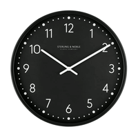 Mainstays 15.5" Black Round Indoor Analog Wall Clock EasyOptionXY LLC
