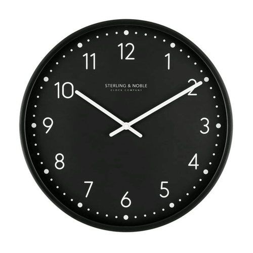 Mainstays 15.5" Black Round Indoor Analog Wall Clock EasyOptionXY LLC