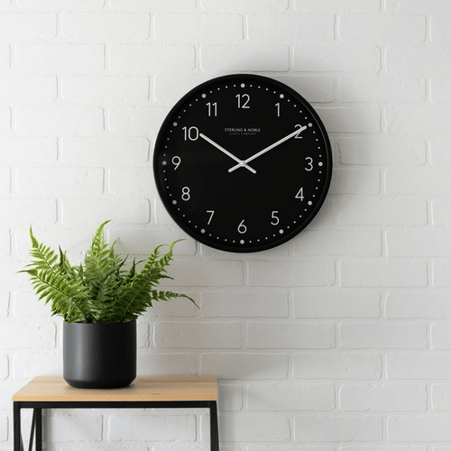 Mainstays 15.5" Black Round Indoor Analog Wall Clock EasyOptionXY LLC