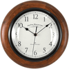 FirsTime & Co. Brown Harrington Whisper Wall Clock, Traditional, Analog, 11.5 x 2 x 11.5 in EasyOptionXY LLC