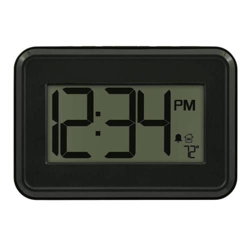 Mainstays 7.15" x 0.85" Digital Black Desk Alarm Clock with Timer, W80000 EasyOptionXY LLC