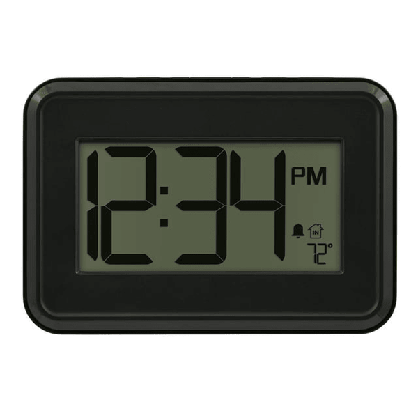 Mainstays 7.15" x 0.85" Digital Black Desk Alarm Clock with Timer, W80000 EasyOptionXY LLC