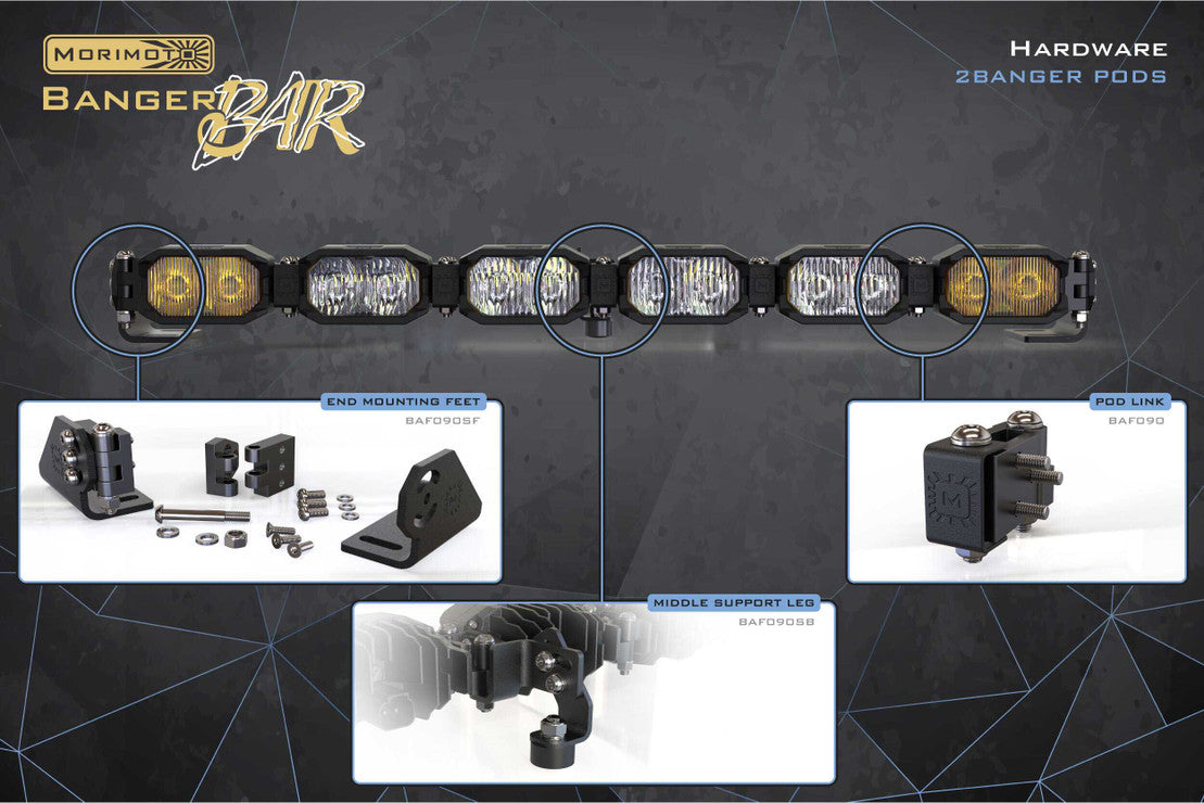 Morimoto 2Banger Bar Links & Mounting Accessories