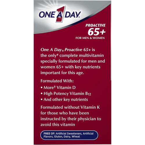 One A Day Proactive 65+ Multivitamin Tablets for Men and Women; 150 Count EasyOptionXY LLC