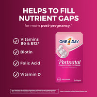 One A Day Postnatal Multivitamin for Women; Softgels; 60 Count EasyOptionXY LLC