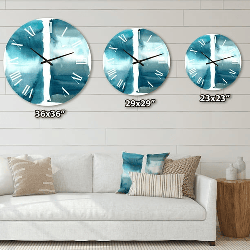 Designart 1 in Modern,Contemporary Wall Clock(Size 36" x 36") EasyOptionXY LLC