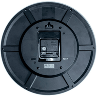 Seiko 12 in. Business Wall Clock, Red Analog Quartz QXA756RLH EasyOptionXY LLC