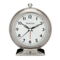 Westclox Analog Alarm Clock, 47602 Silver EasyOptionXY LLC