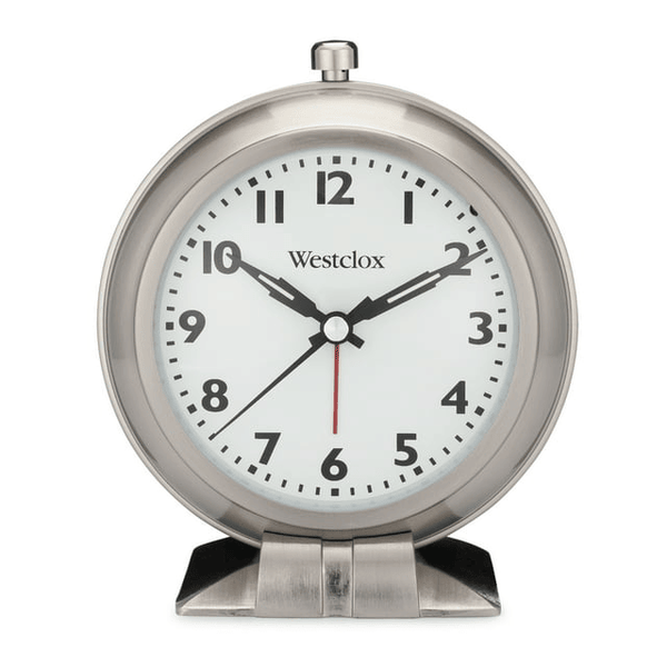 Westclox Analog Alarm Clock, 47602 Silver EasyOptionXY LLC
