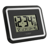 La Crosse Technology Black Modern Atomic Digital Clock with Temp and Calendar, BBB84022 EasyOptionXY LLC