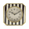 Black and White Striped Clock EasyOptionXY LLC