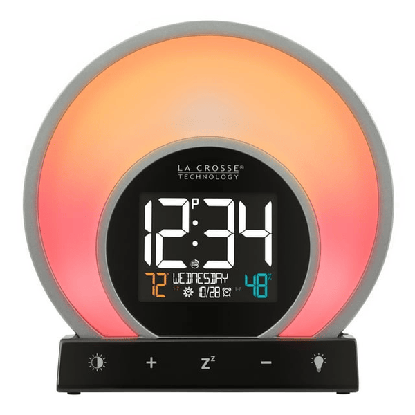 La Crosse Technology Soluna Black Digital Light Wake Up Alarm Clock with USB, C79141 EasyOptionXY LLC