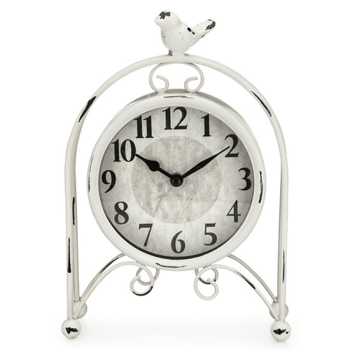 Westclox Vintage Style Analog QA Metal Bird Table Clock - Stylish and Unique EasyOptionXY LLC