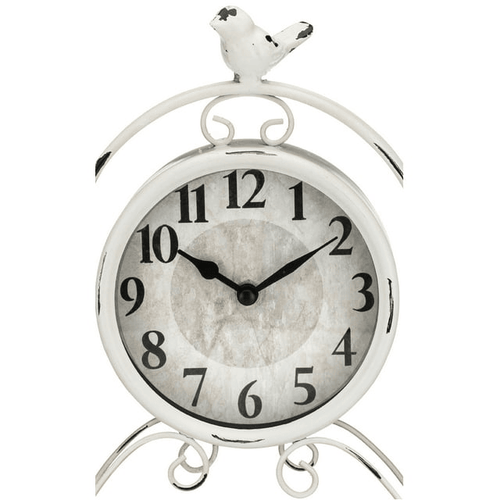 Westclox Vintage Style Analog QA Metal Bird Table Clock - Stylish and Unique EasyOptionXY LLC