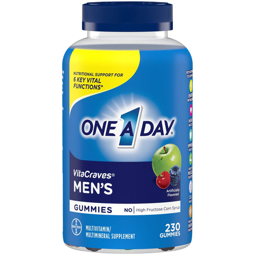 One A Day Men's Multivitamin Gummies for Men; 230 Count EasyOptionXY LLC