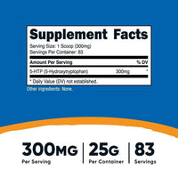 Nutricost 5-HTP Powder Mix 25 Grams (300mg Per Serving) - Non-GMO Supplement EasyOptionXY LLC