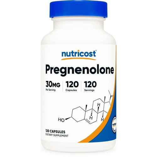 Nutricost Pregnenolone 30mg, 120 Capsules - Non-GMO, Gluten Free Supplement EasyOptionXY LLC