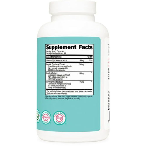 Nutricost Cranberry Extract for Women (35,000mg Equivalent) 180 Capsules, Supplement EasyOptionXY LLC