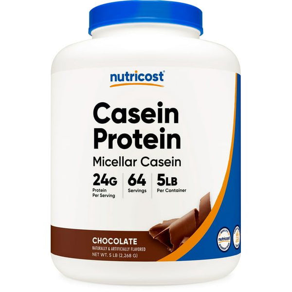 Nutricost Casein Protein Powder 5lb Chocolate - 100% Micellar Casein EasyOptionXY LLC