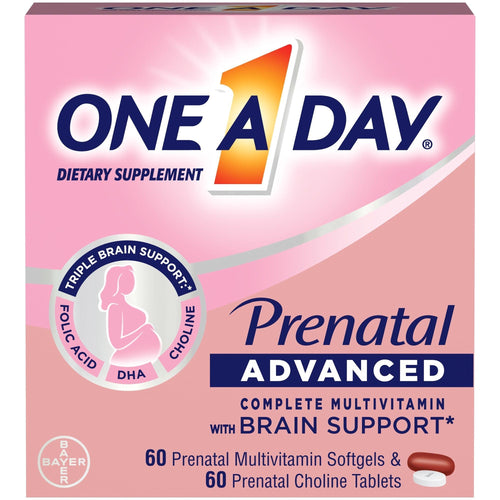One A Day Advanced Prenatal Multivitamin with Choline; 60+60 Count EasyOptionXY LLC