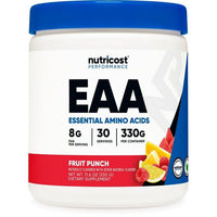 Nutricost EAA Powder 30 Servings (Fruit Punch) - Essential Amino Acids - Non-GMO EasyOptionXY LLC